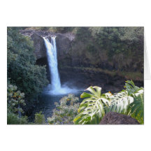 Caídas del arco iris tarjetas