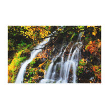 Caídas del otoño lona envuelta para galerias