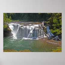 Caídas del río de Lewis Poster