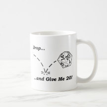 ¡Caiga y déme 20! - taza