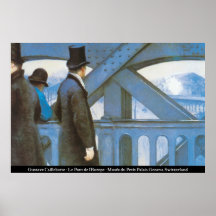 Caillebotte - l'Europe de Le Pont de Poster