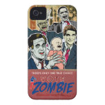 Caja 2012 de la casamata del zombi del voto iPhone 4 Case-Mate coberturas