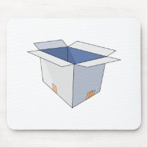 Caja abierta alfombrillas de ratón