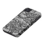 Caja afiligranada negra del compañero del caso del Case-Mate iPhone 4 protectores