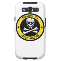 Caja alegre de la galaxia de F-14 Tomcat VF-84 Rog Samsung Galaxy SIII Funda