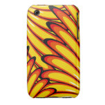 caja amarilla abstracta del iPhone 3G/3GS de los g iPhone 3 Protectores