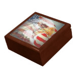 Caja americana del recuerdo del orgullo caja de regalo