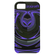 Caja Amethyst abstracta del iPhone 5 del Psychedel iPhone 5 Carcasas