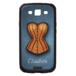 Caja anaranjada bonita de la galaxia S3 Skinit del funda skinit