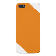 Caja anaranjada y blanca iPhone5 iPhone 5 Fundas