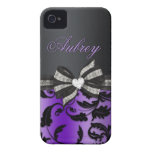 Caja arqueada remolino floral Case-Mate iPhone 4 protectores