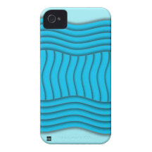 Caja azul clara Curvy de la casamata del iPhone 4 Case-Mate iPhone 4 Cárcasas