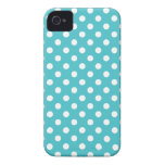 Caja azul de Iphone 4/4S del lunar de Curaçao iPhone 4 Case-Mate Fundas
