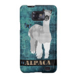 Caja azul de las mariposas de Boho de la alpaca Samsung Galaxy SII Carcasas