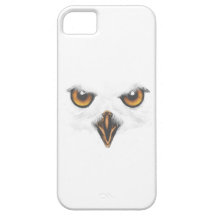 Caja blanca del iPhone 5 del búho iPhone 5 Case-Mate Protector
