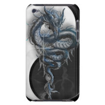 Caja china de iPod Barely There del dragón de Yin  Case-Mate iPod Touch Fundas