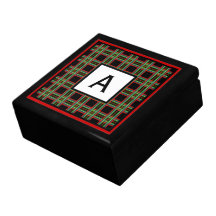 Caja con monograma del recuerdo cajas de regalo