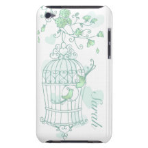 Caja conocida verde de iPod de los pájaros y de la iPod Case-Mate Cárcasa