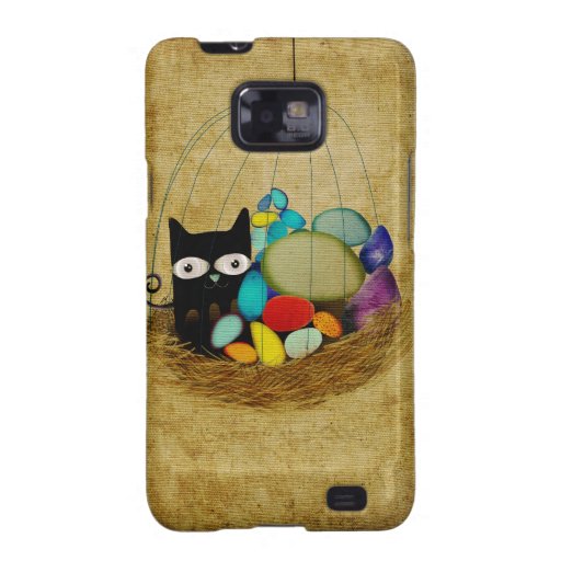Caja de encargo de la galaxia S de Samsung del gat Samsung Galaxy S2 Fundas