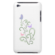 Caja de iPod de los remolinos y de las mariposas iPod Touch Case-Mate Coberturas