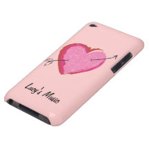 Caja de iPod del corazón del Cupid Barely There iPod Carcasas