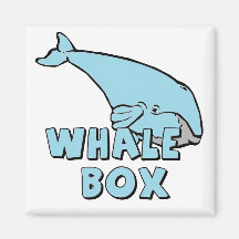 CAJA DE LA BALLENA IMÁN DE FRIGORÍFICO