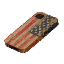 Caja de la casamata de la bandera americana vibe iPhone 4 carcasa