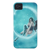 Caja de la casamata de la luna de Wintergreen iPhone 4 Case-Mate Protector