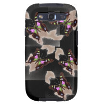 Caja de la casamata de la mariposa de monarca samsung galaxy SIII funda
