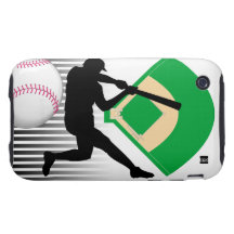 Caja de la casamata del iPhone 3 del béisbol iPhone 3 Tough Coberturas