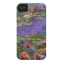 Caja de la casamata del iPhone 4 de los lirios de  iPhone 4 Case-Mate Protectores