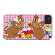 Caja de la casamata del iPhone 4 del perrito de la iPhone 4 Cárcasas