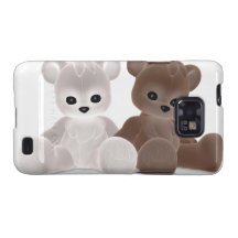 Caja de la galaxia de Bearz Samsung del peluche Galaxy SII Fundas