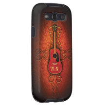 Caja de la galaxia de Samsung de la guitarra del p Galaxy S3 Fundas