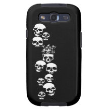 Caja de la galaxia de Samsung de los cráneos Galaxy SIII Funda