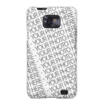 Caja de la galaxia de Samsung, plantilla de la fot Samsung Galaxy S2 Fundas