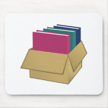 Caja de libros alfombrillas de ratones