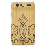 Caja de madera ligera de Droid RAZR del acento del Motorola Droid RAZR Carcasa
