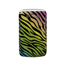 Caja de moda de Blackberry del estampado de zebra Blackberry Cobertura