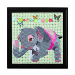 Caja de regalo afortunada del elefante de Lil
