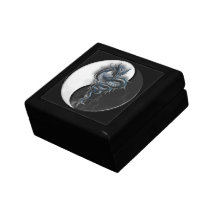 Caja de regalo china del dragón de Yin Yang