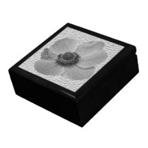 Caja de regalo de la anémona del vintage
