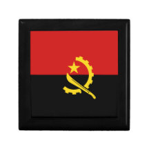 Caja de regalo de la bandera de Angola