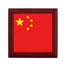 Caja de regalo de la bandera de China