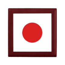 Caja de regalo de la bandera de Japón