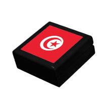 Caja de regalo de la bandera de Túnez
