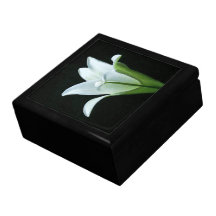 Caja de regalo de la flor del lirio
