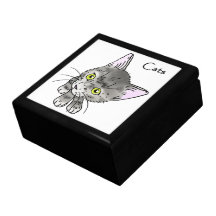 Caja de regalo de los gatos