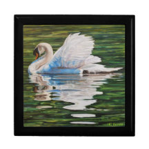 Caja de regalo del cisne