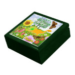 Caja de regalo linda de la primavera del dinosauri